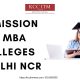 Admission in MBA Colleges in Delhi NCR