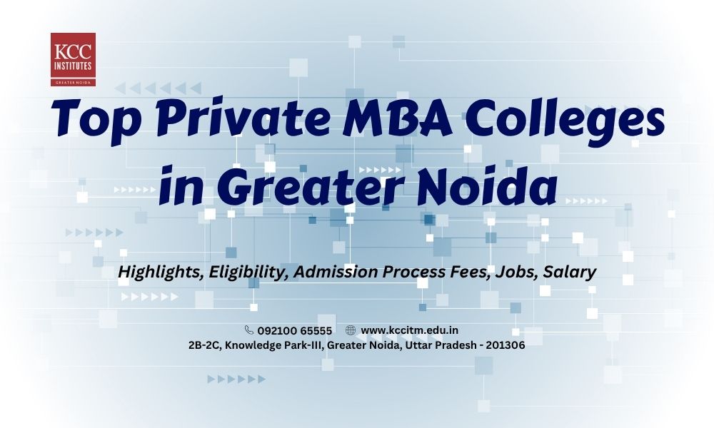 Top Private MBA Colleges in Greater Noida